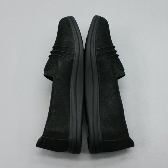 Clarks Ladies 9 Wide Breeze Sol Black Cloudsteppers Shoes Slip-on Loafers Flats - Picture 12 of 12